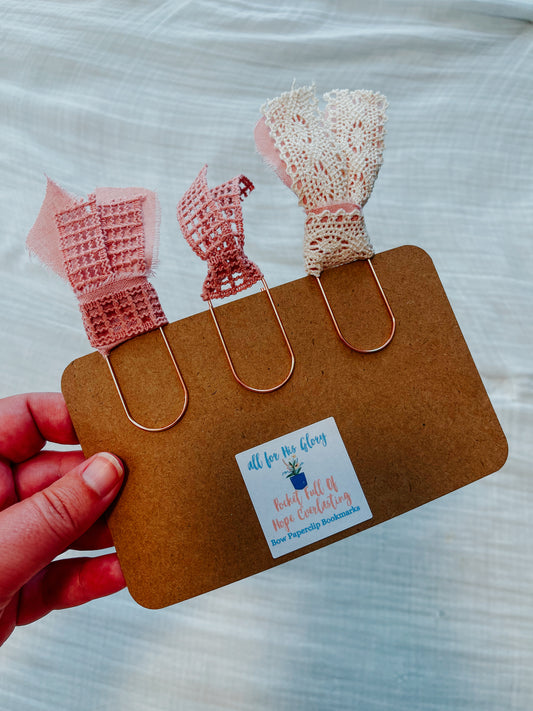 Esther Bow Paperclip Bookmark Bundle