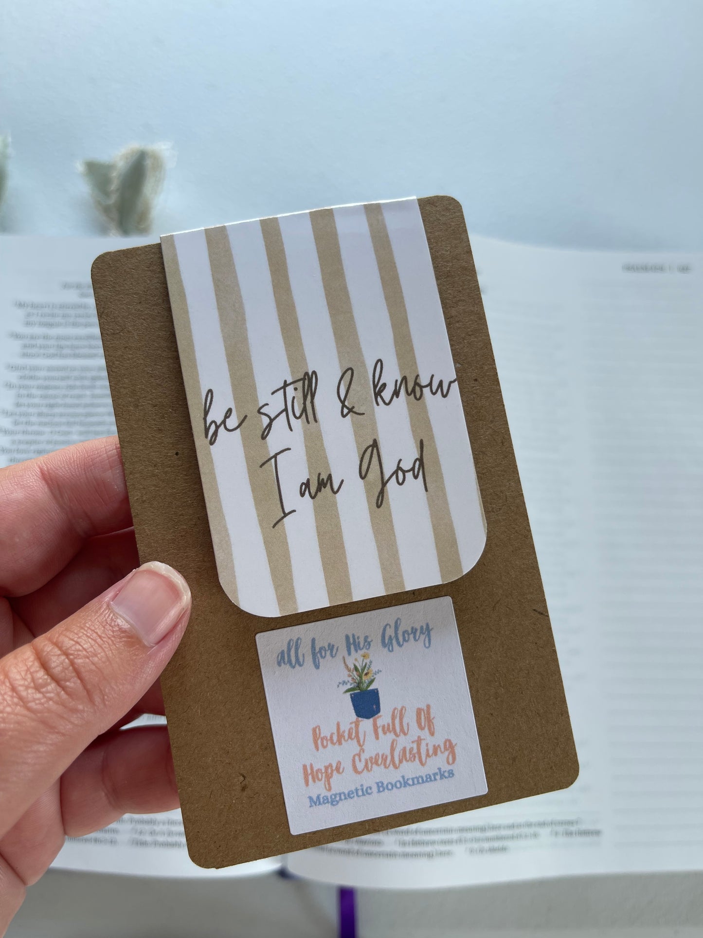 Be still & know Magnetic Bookmark
