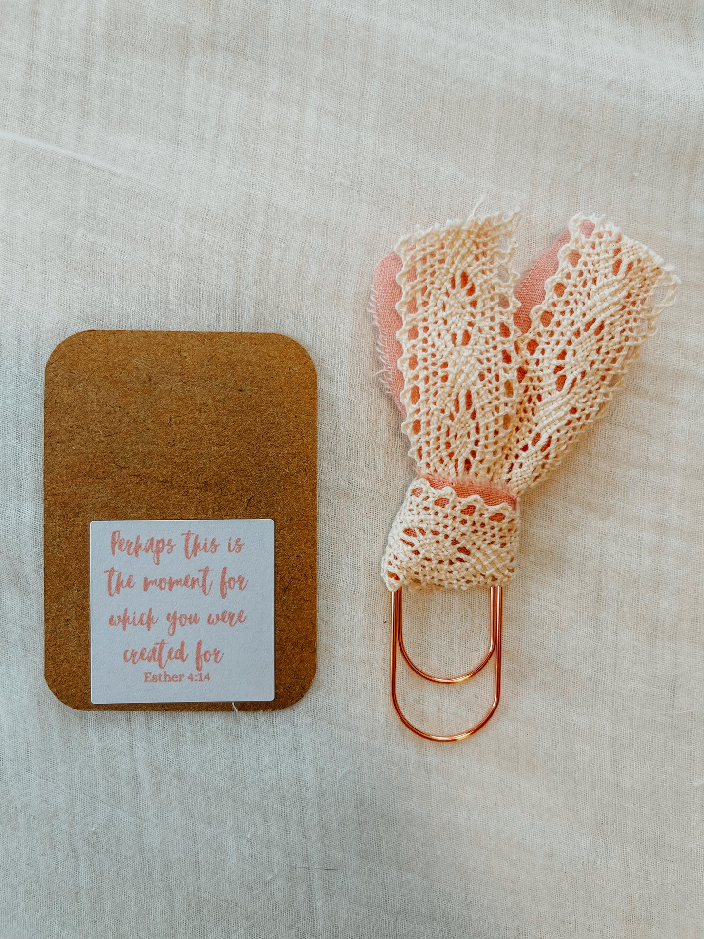Esther 4:14 Bow Paperclip Bookmark