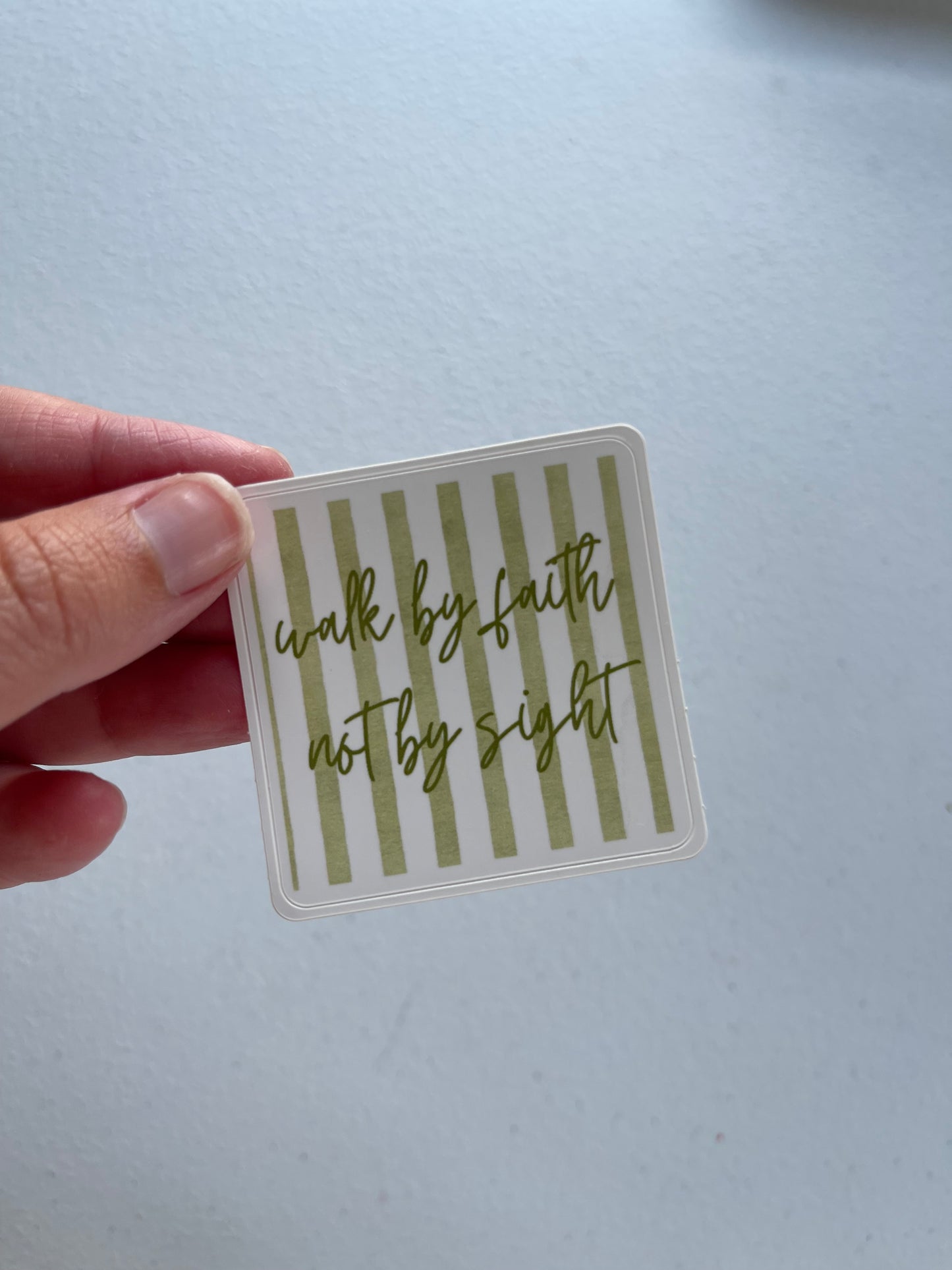 Walk By Faith Sticker