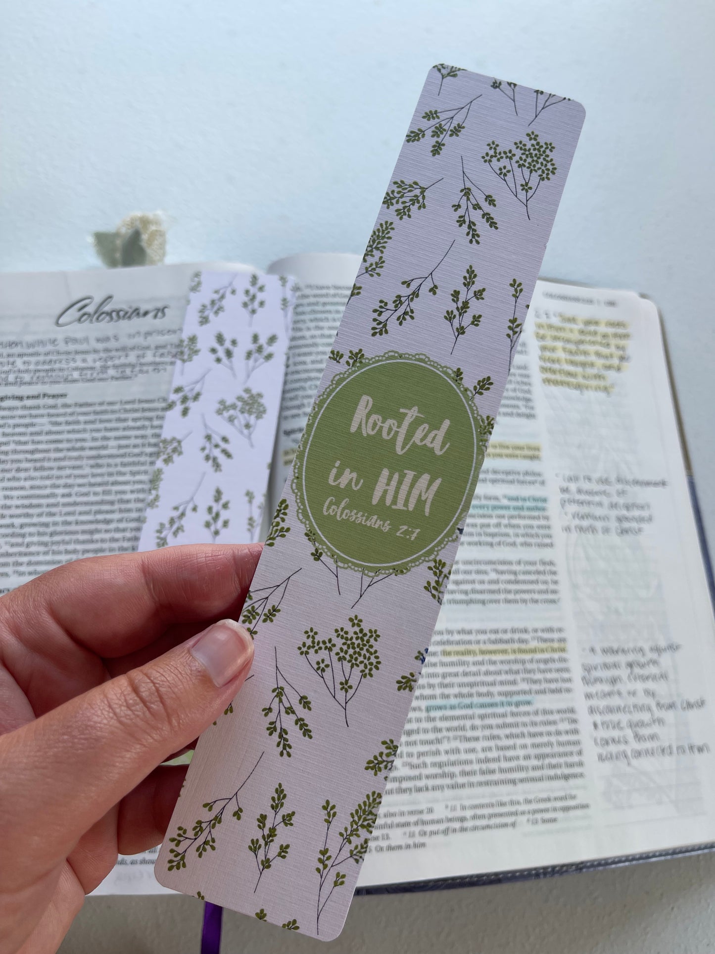 Rooted in Him Bookmark