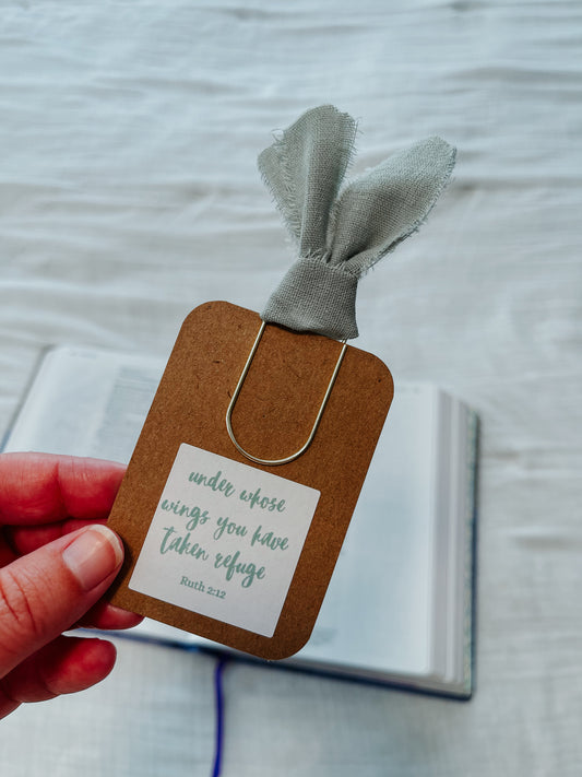 Ruth 2:12 Bow Paperclip Bookmark