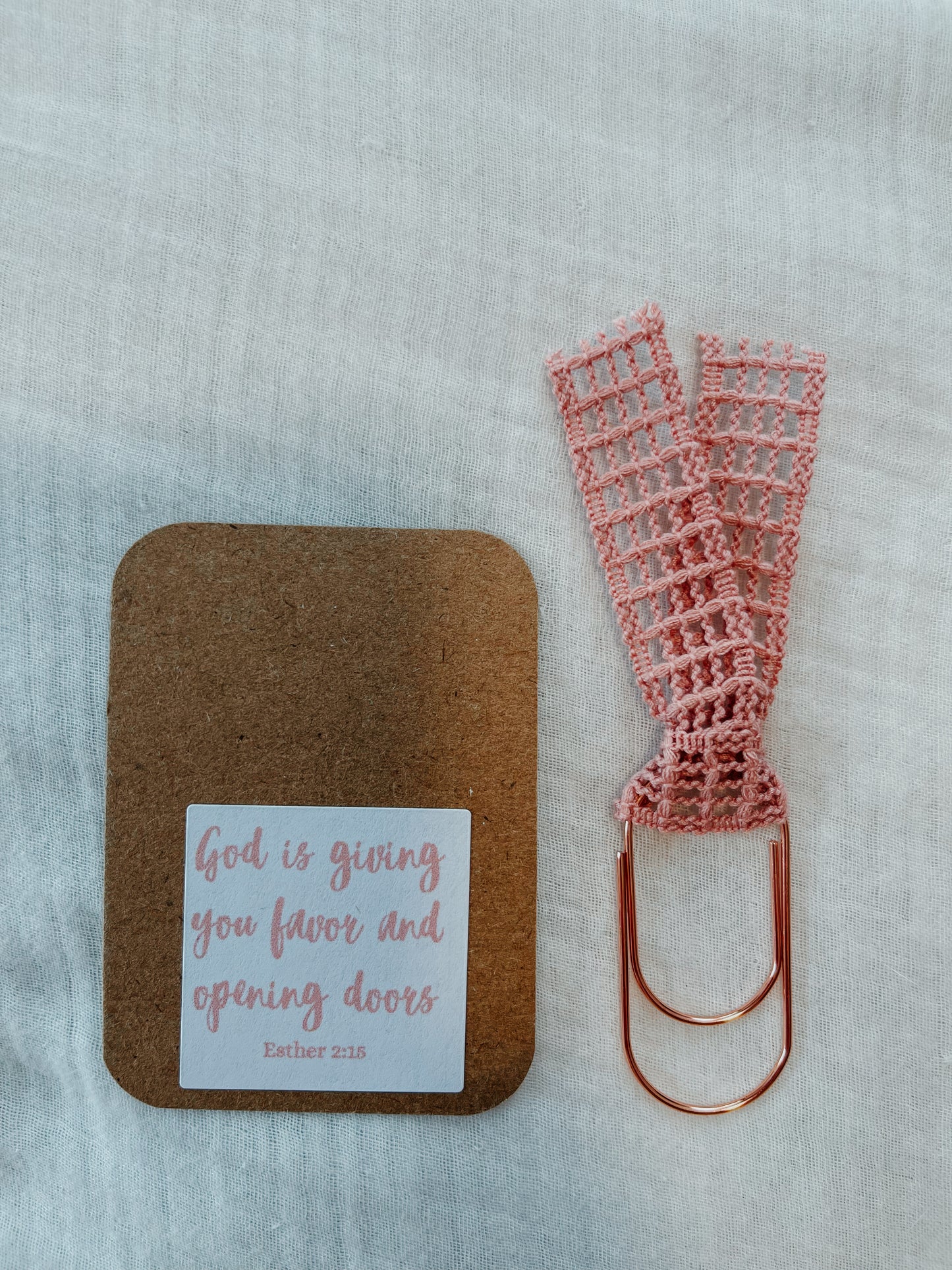 Esther 2:15 Bow Paperclip Bookmark