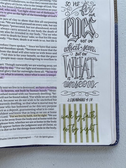 Walk By Faith Sticker