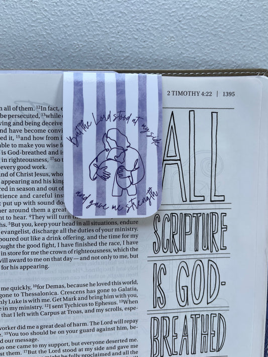The Lord gave me strength Magnetic Bookmark