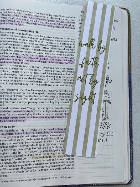Walk By Faith Bookmark