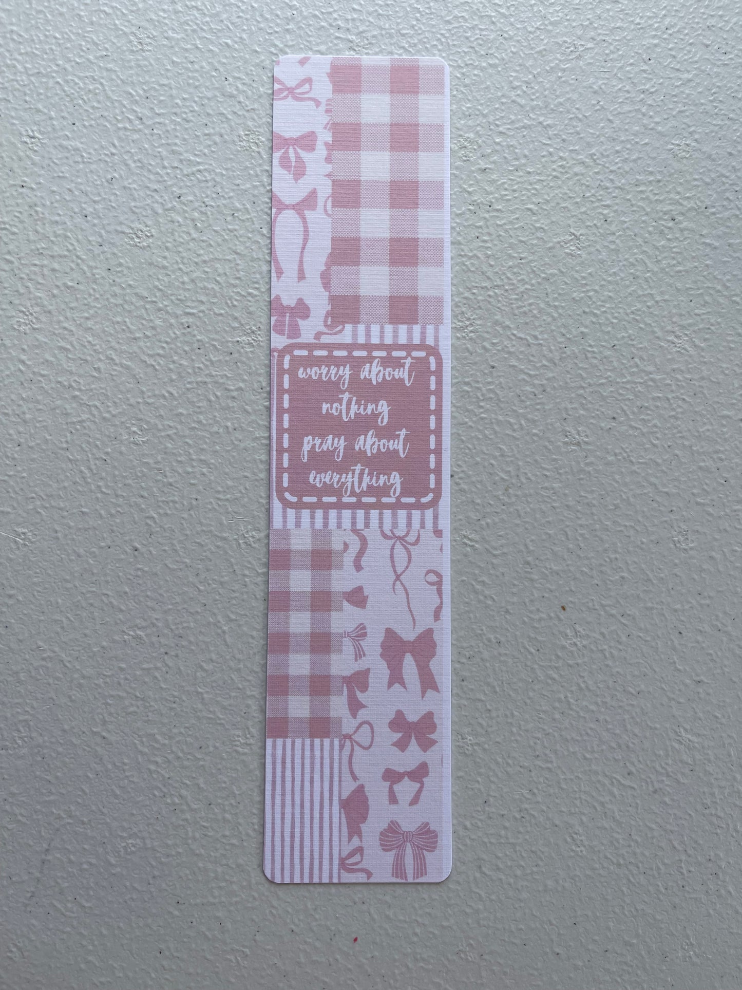 Pray about everything Bookmark