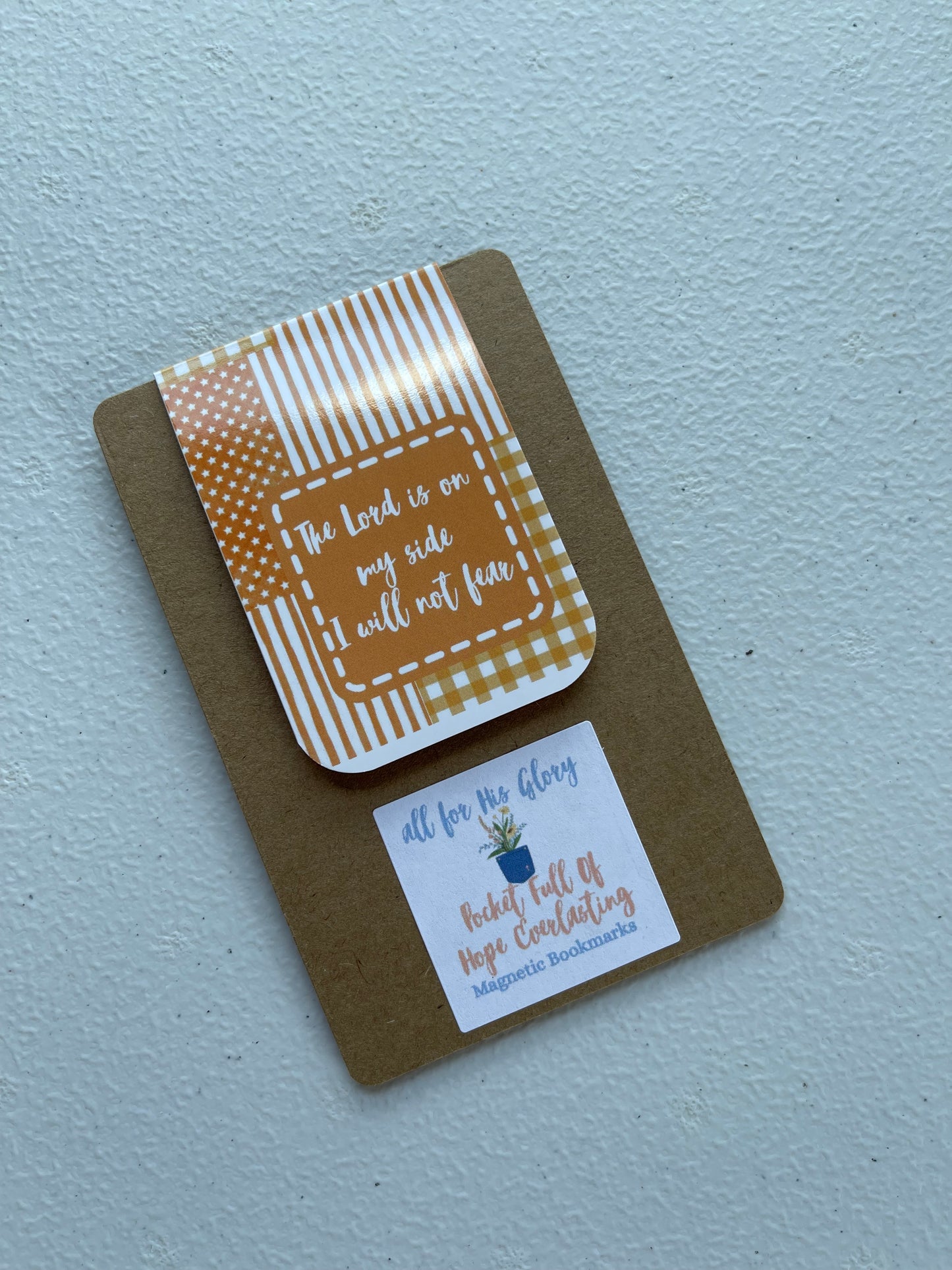 The Lord is on my side Magnetic Bookmark