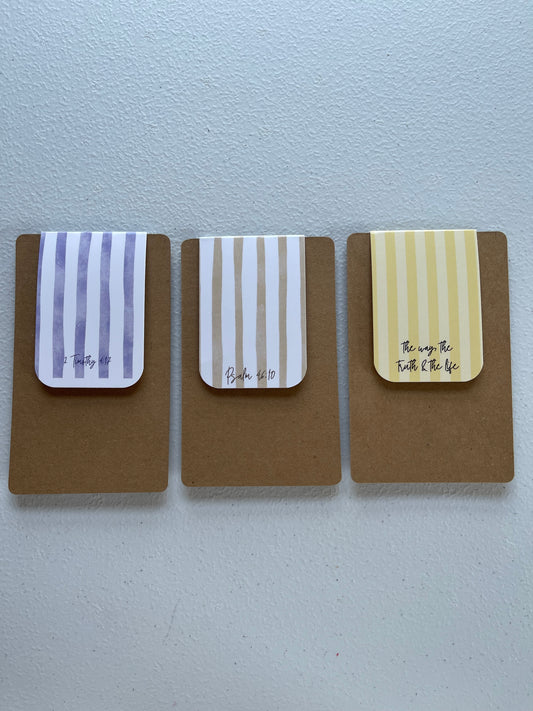 Stripe Magnetic Bookmark Bundle