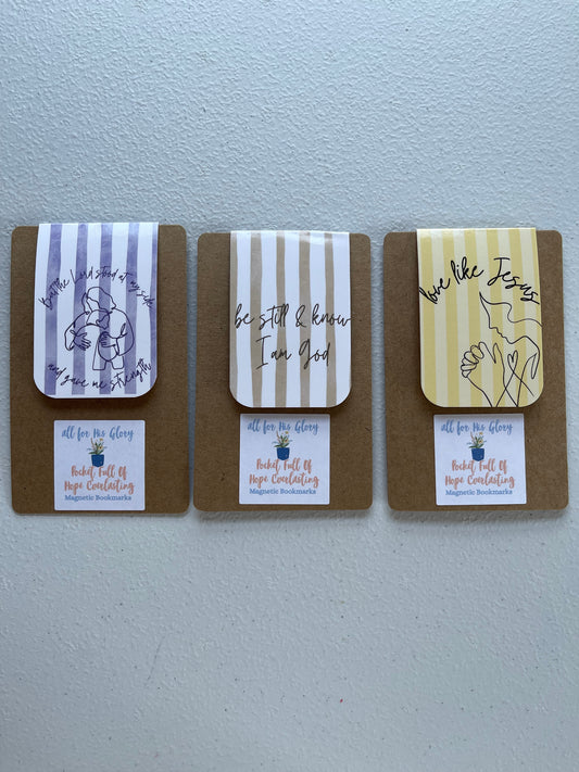 Stripe Magnetic Bookmark Bundle