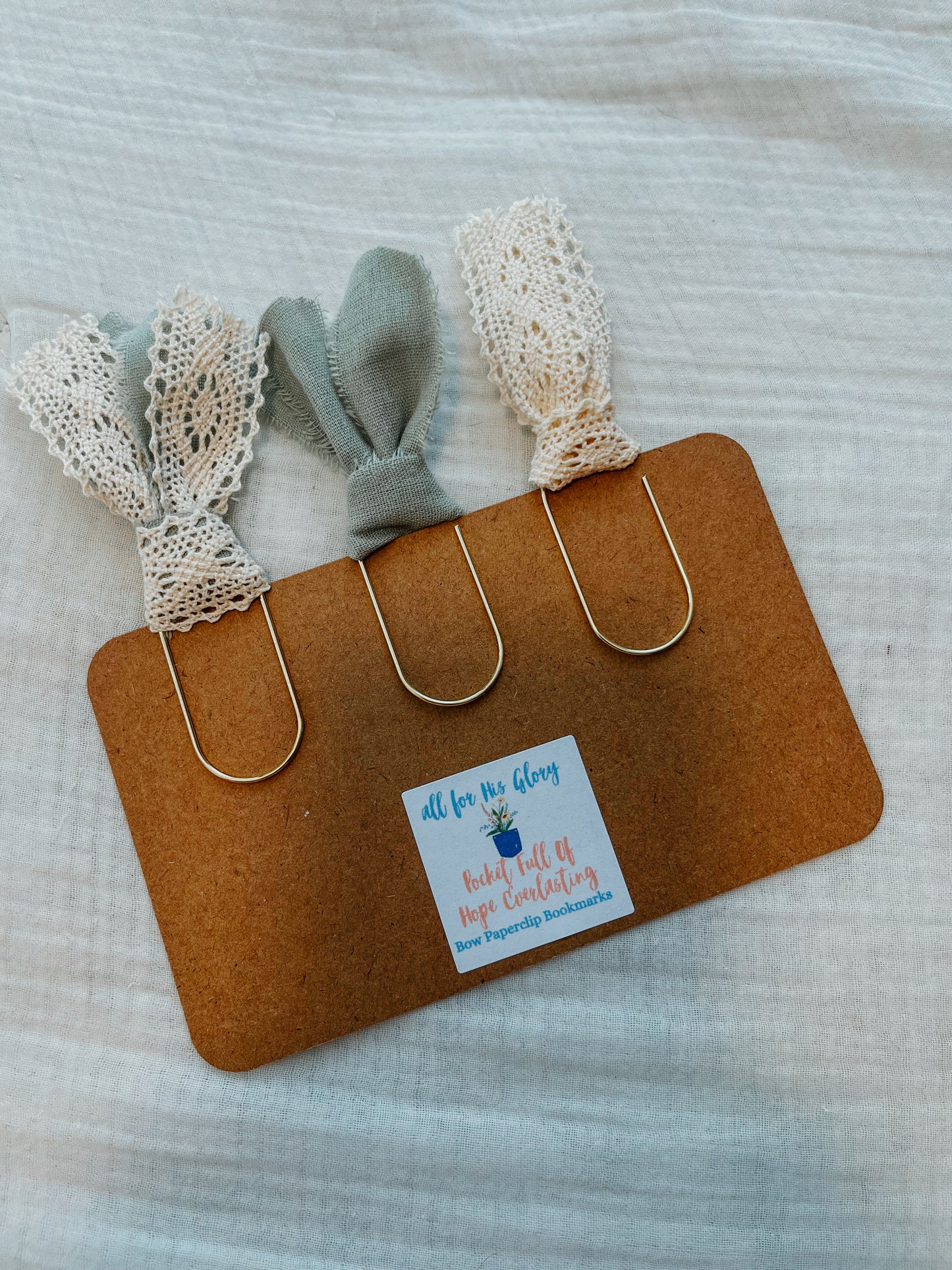 Ruth Bow Paperclip Bookmark Bundle