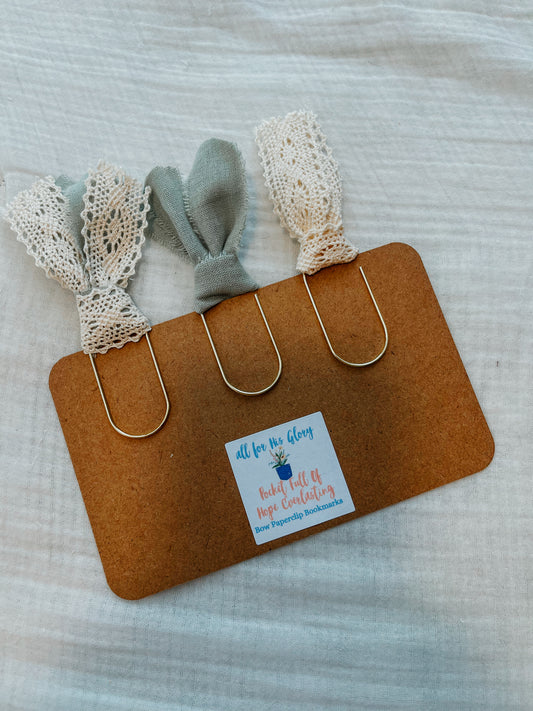 Ruth Bow Paperclip Bookmark Bundle