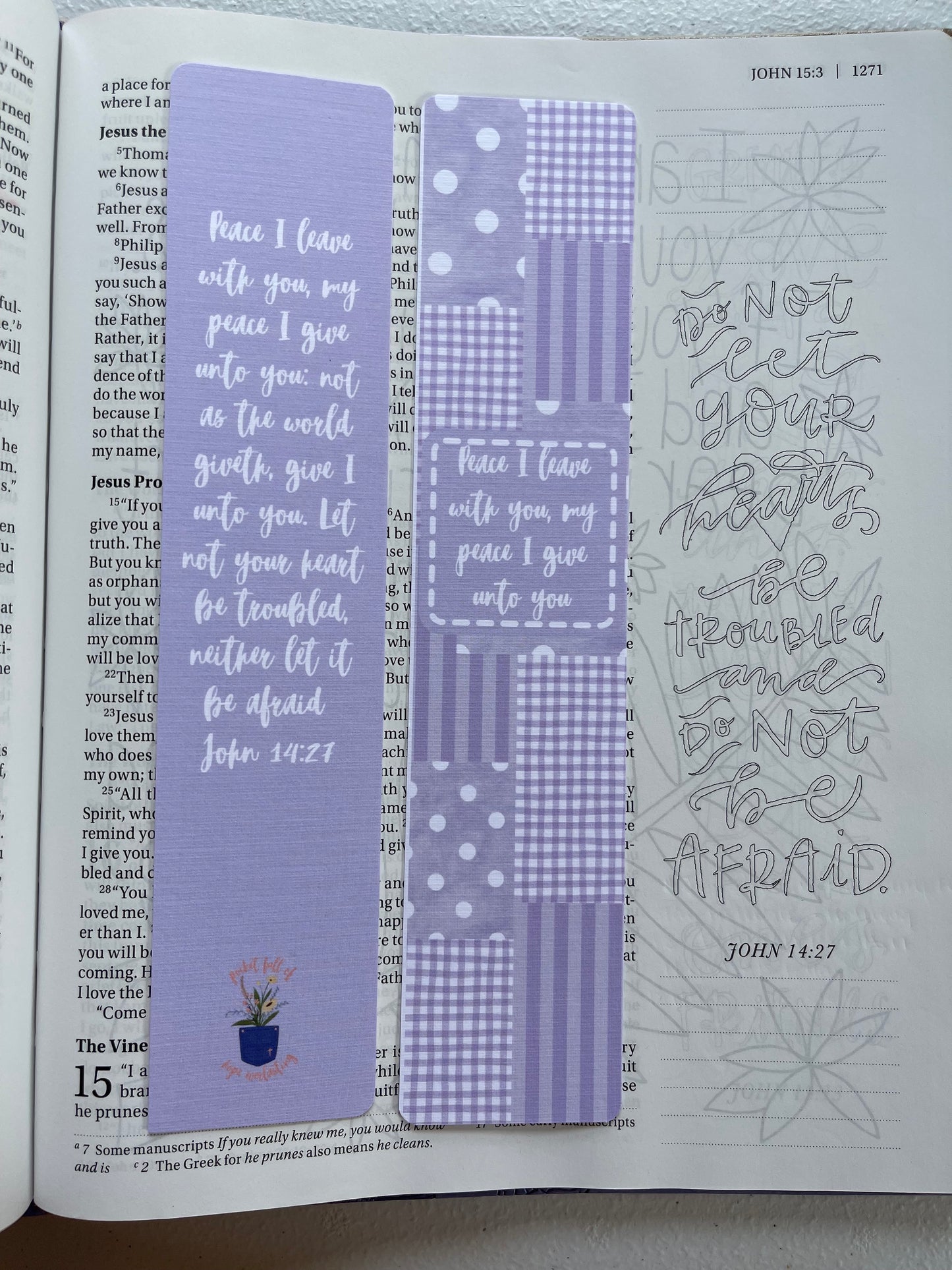 Peace I give to you Bookmark