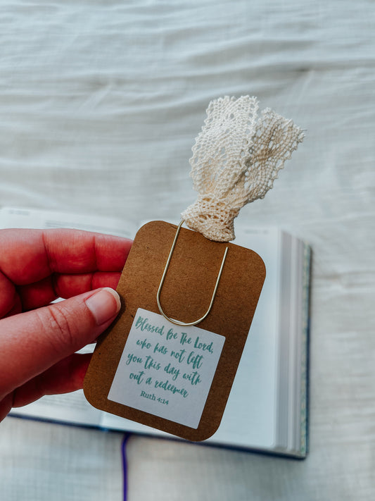 Ruth 4:14 Bow Paperclip Bookmark