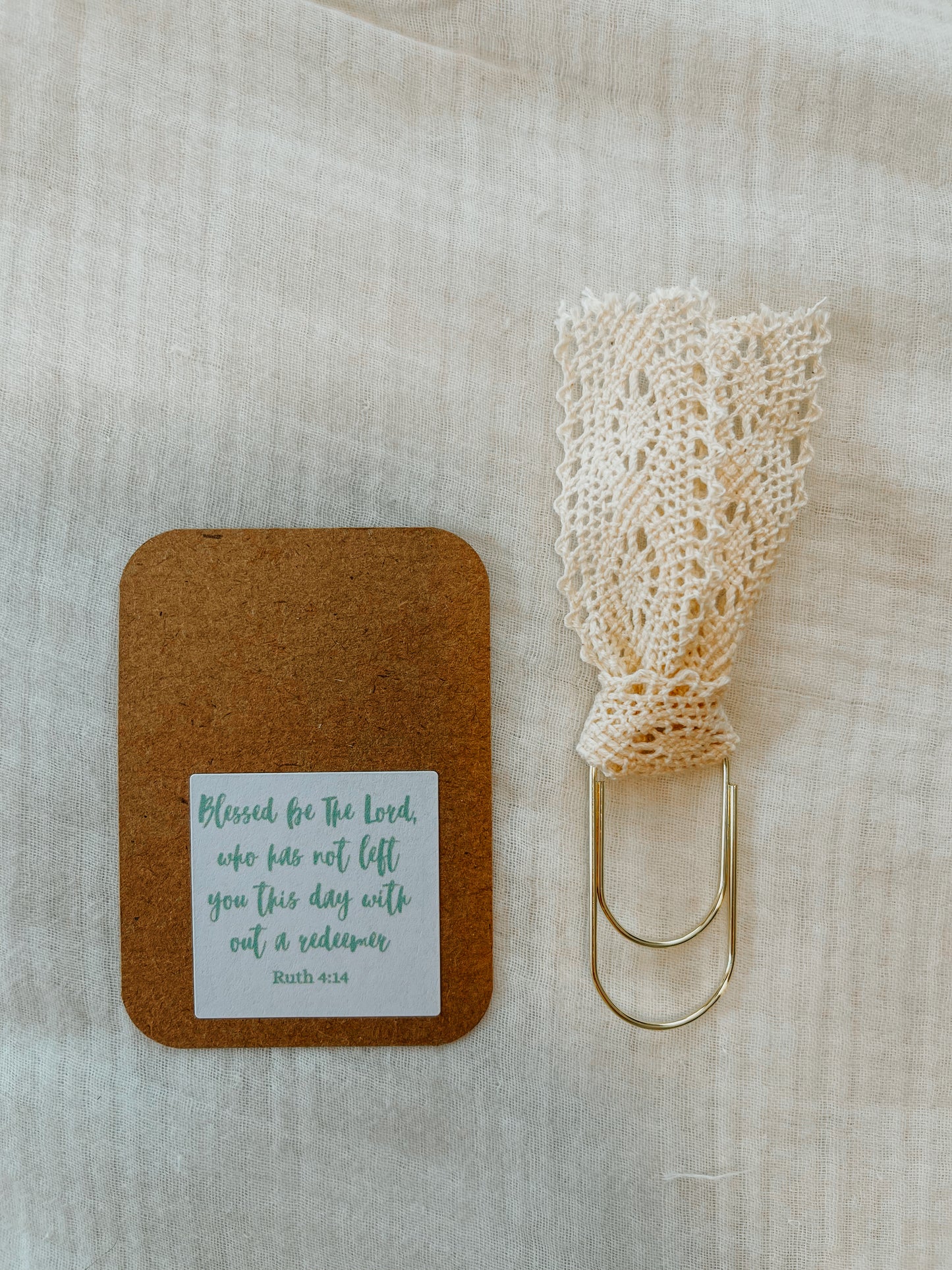 Ruth 4:14 Bow Paperclip Bookmark