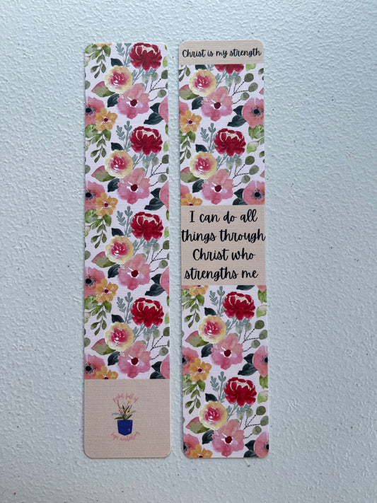 Christ who strengths me Bookmark *perfectly imperfect*